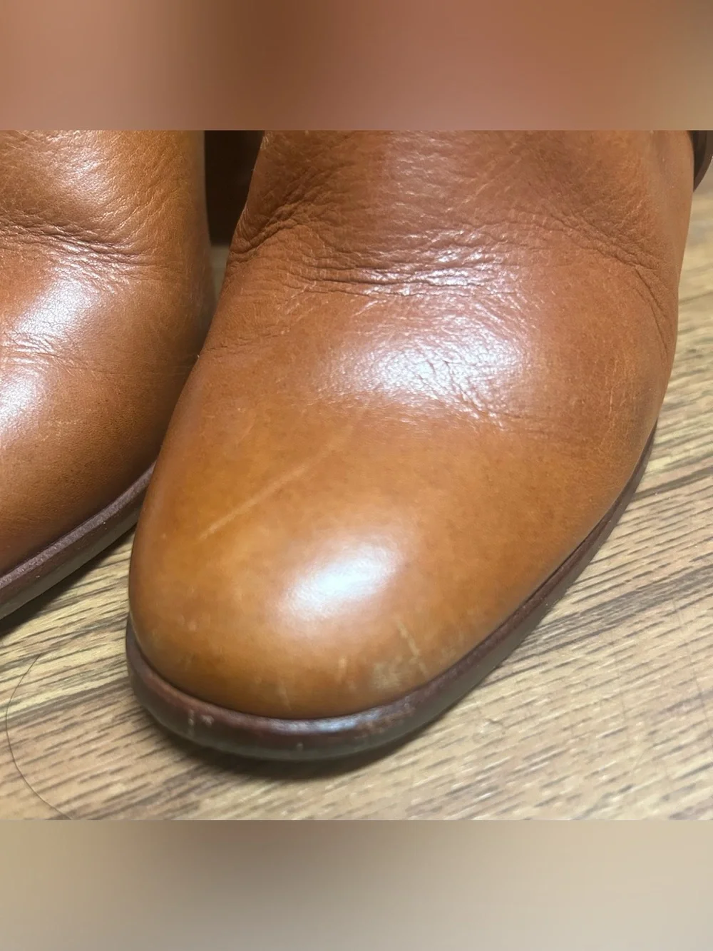 FRYE Men's Tan Leather Clog Mules